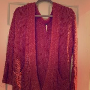 Rustic orange sweater